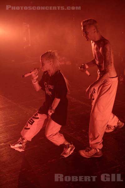 DIE ANTWOORD - 2013-06-18 - PARIS - Le Trianon - Watkin Tudor Jones Jr. [Ninja] - Anri du Toit [Yolandi Visser]